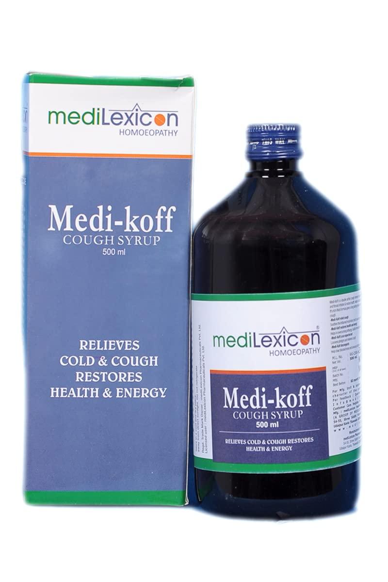MEDILEXICON Medilexicon MEDI KOFF Cough Syrup - SARDI KHANSI KA AYURVEDIC SYRUP (500 ml)