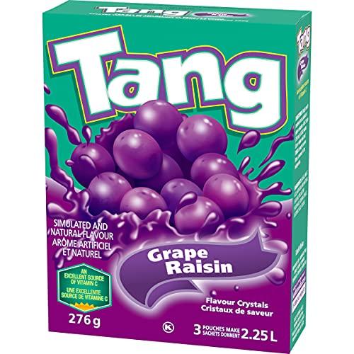 Tang Tang Grape Flavour Powdered Drink Mix Crystals 3 Pouches, 276g