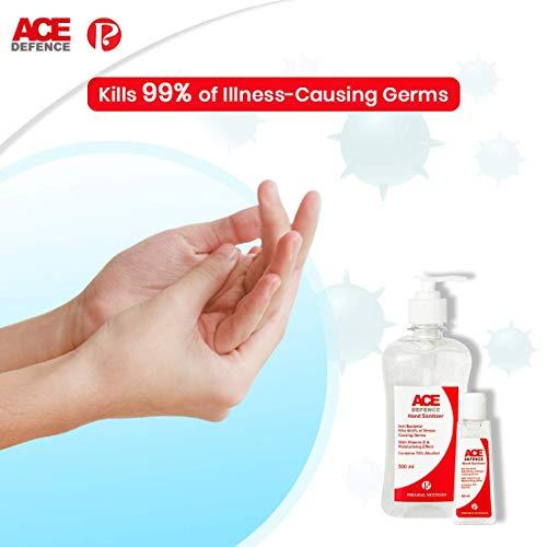 Piramal Fabrics Piramal Fabrics Nextgen- Ace Defence Gel Hand Sanitiser With Vitamin E & Moisturising Effect - 50ml (Pack of 4)