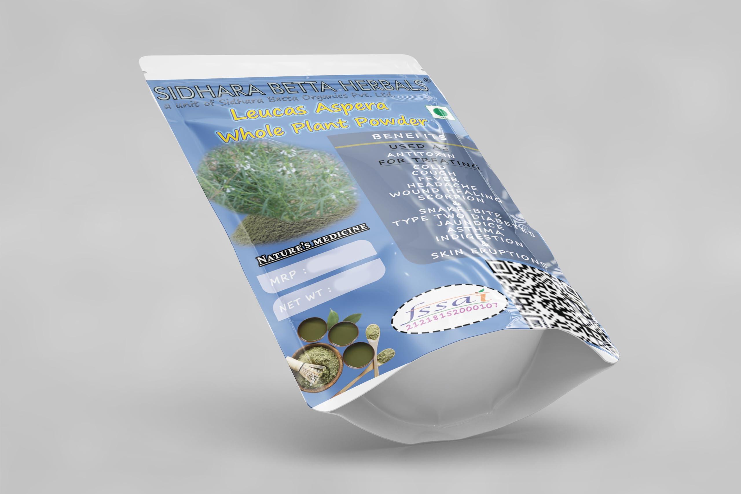 SIDHARA BETTA HERBALS SIDHARA BETTA HERBALS Leucas Aspera (Tumbe) Whole Plant Powder |Pack Of 1|