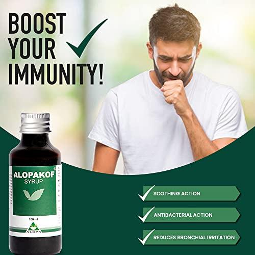 Alopa Alopa Herbal Alopakof 100Ml (Pack of 4) | Ayurvedic Cough Syrup For Allergic & Dry Cough