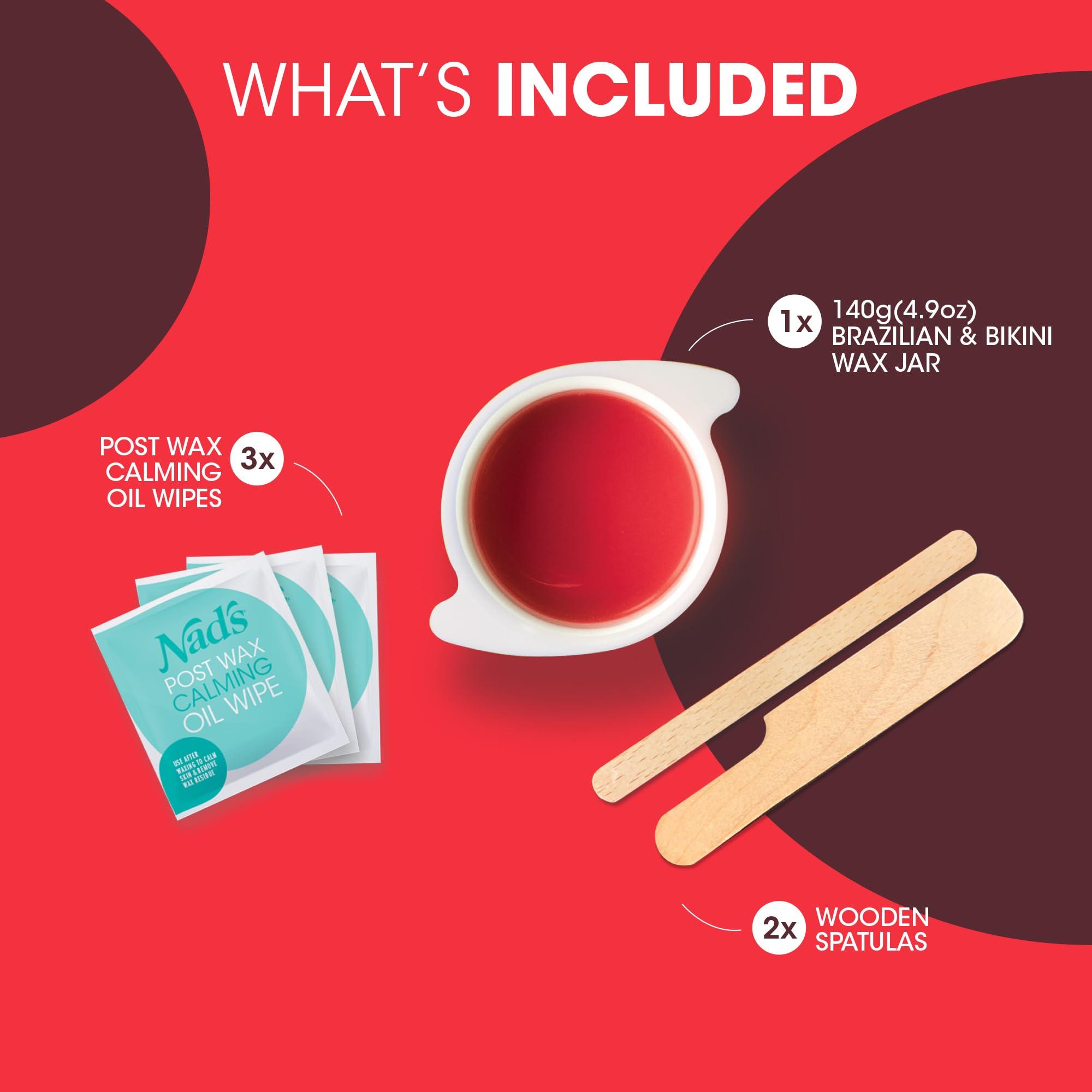 NAD'S Nad's Brazilan & Bikini Wax Kit, 4.9-Ounces