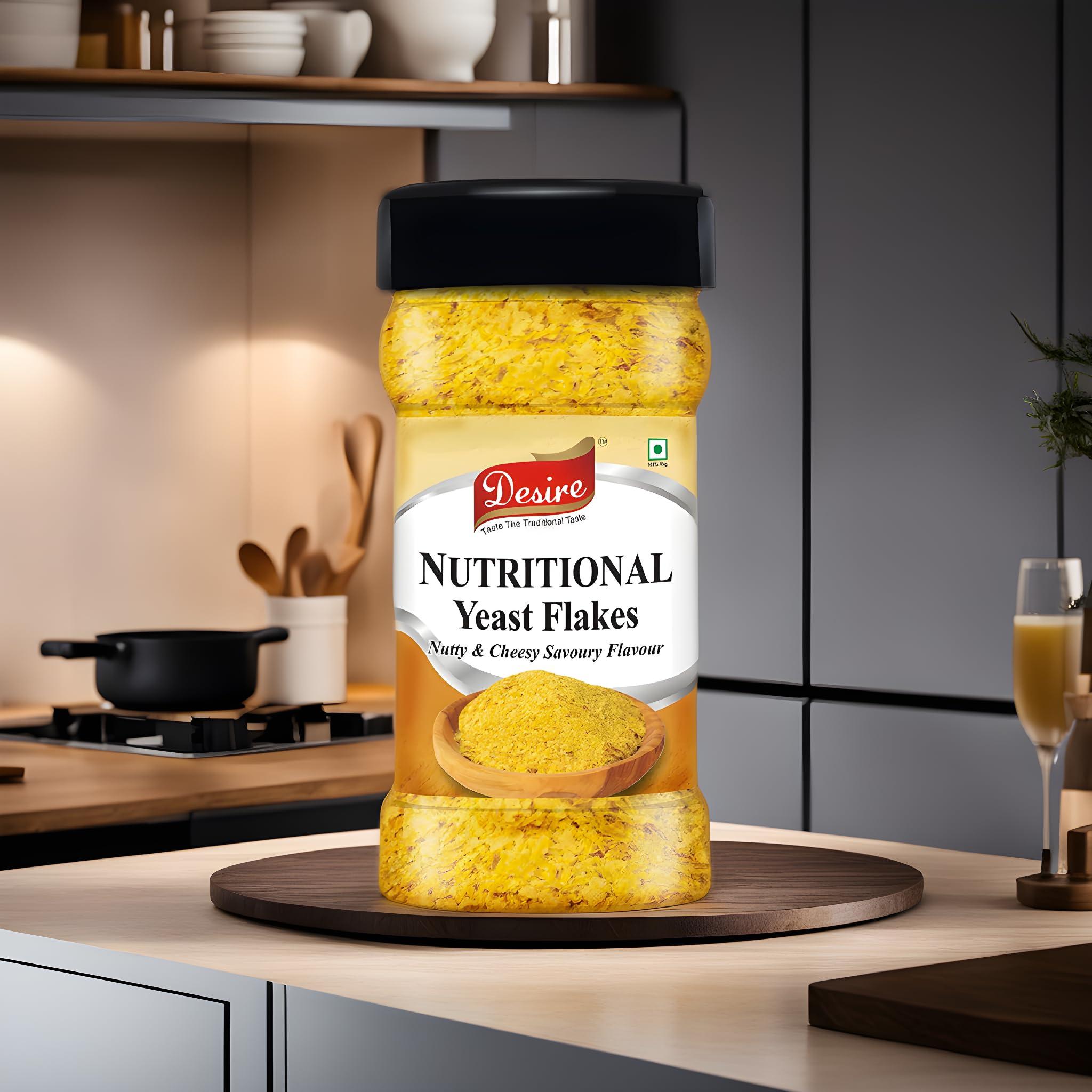 Desire Desire Nutritional Yeast Flakes (Gluten-Free Nutty Flavour) 50 Grams