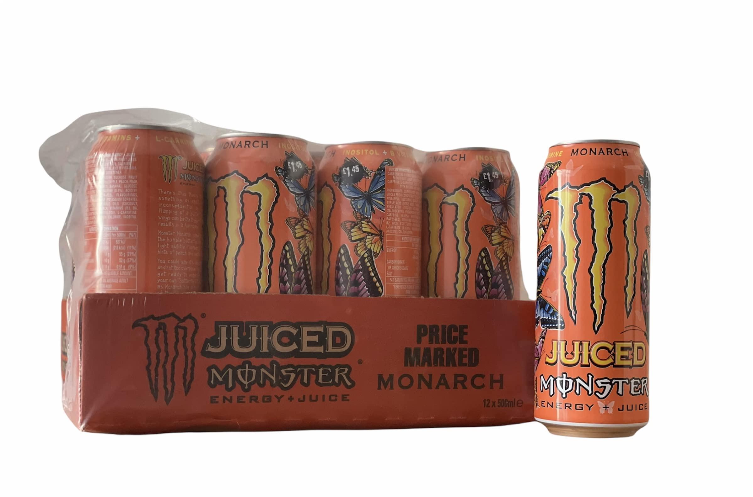 Monsters Monster Energy Juiced Monarch 500ml (pack of 6 cans) (6 x 500ml)