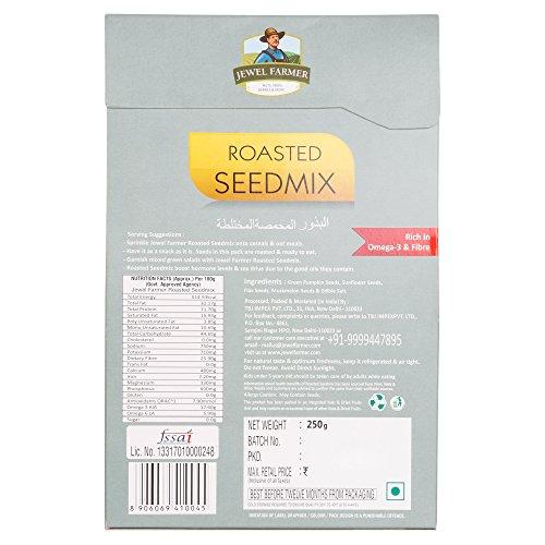 JEWEL FARMER JEWEL FARMER Roasted Seedmix Salted Superfood Mix with Pumpkin, Sunflower, Muskmelon & Flax Seeds (200g)