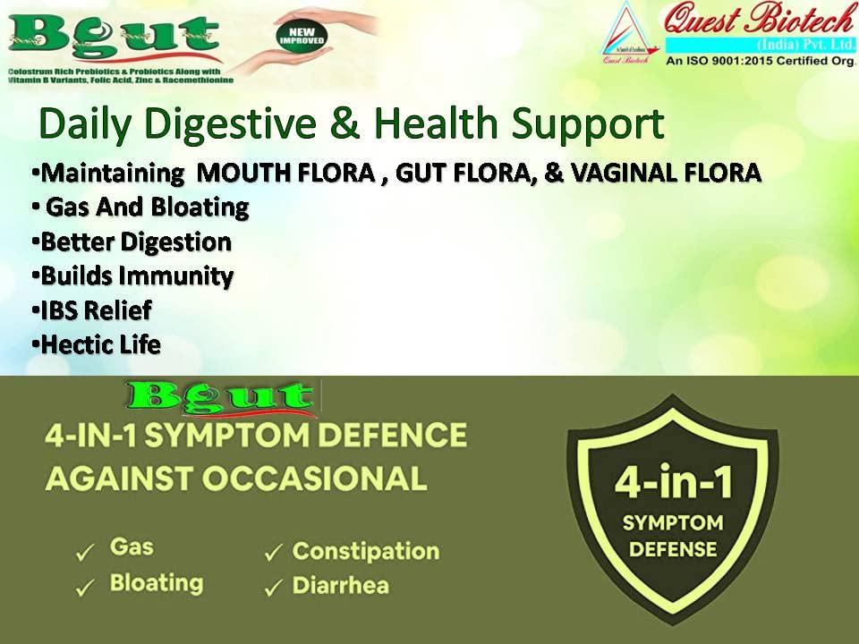 Quest Biotech Quest Biotech 01 Bgut Colostrum Rich Pre and Probiotic Capsule