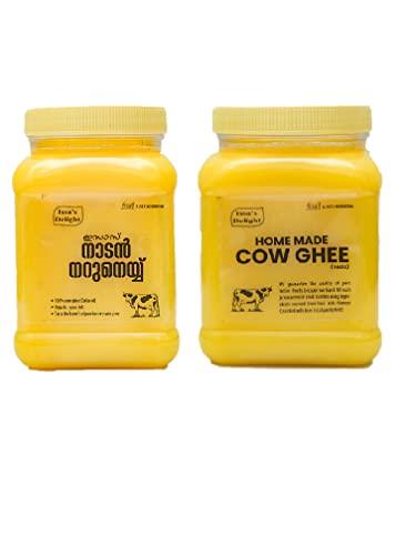 Issas Delight Pure Ghee | 900 ML | A2 Ghee | Pure Desi Cow Ghee | Home Made Ghee| Issas Delight Ghee|Kerala Cow Ghee| Naruneeyu