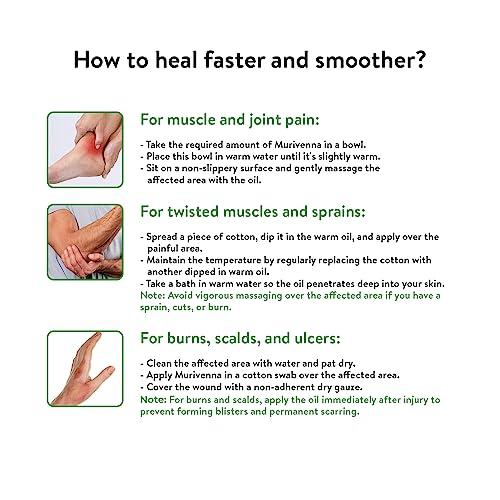 KERALA ayurveda Kerala Ayurveda Murivenna 200ml | Oil for Burns, and Sprains | Ayurvedic Pain Relief Oil | x Pack of 6