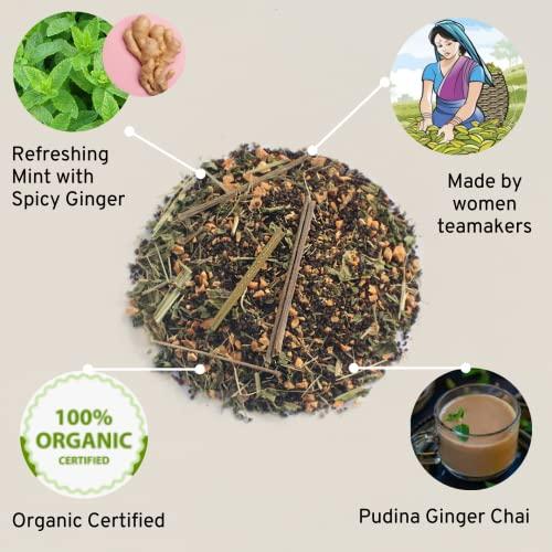 Ahista Tea Ahista Tea | Roadside Chai | 35g Loose Leaf Tea Tin | Pudina | Mint Chai