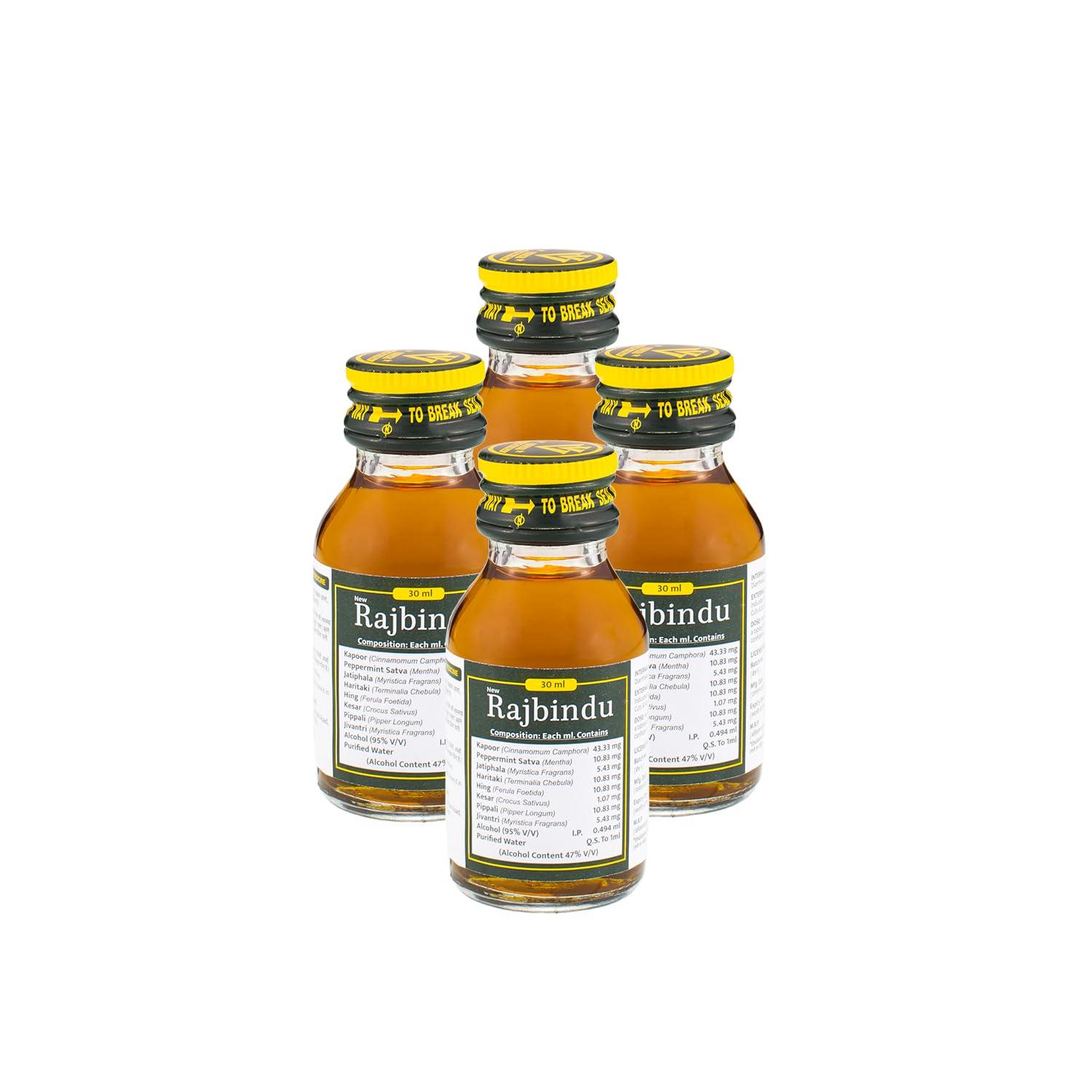RAJBINDU RAJBINDU BEST AYURVEDIC CARMINATIVE MIXTURE 30ML (PACK OF 4)