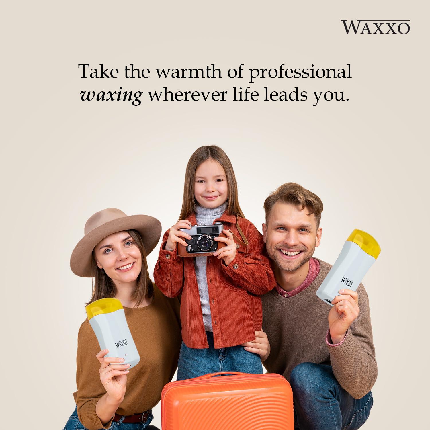 Waxxo Waxxo Women, Roll-On Depilatory Wax Heater - White | Fast Heating Capacity For 100Ml Hair Removal Refills