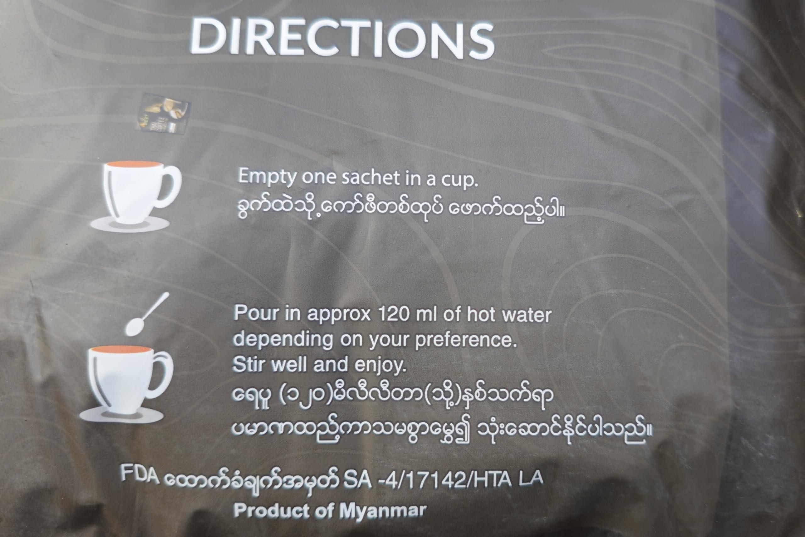 Generic Thai Coffee Mix 3 In 1 Sachets, Instant Coffee/ 550 Grams / 30 Sachet (Sugar-Free) - Powder