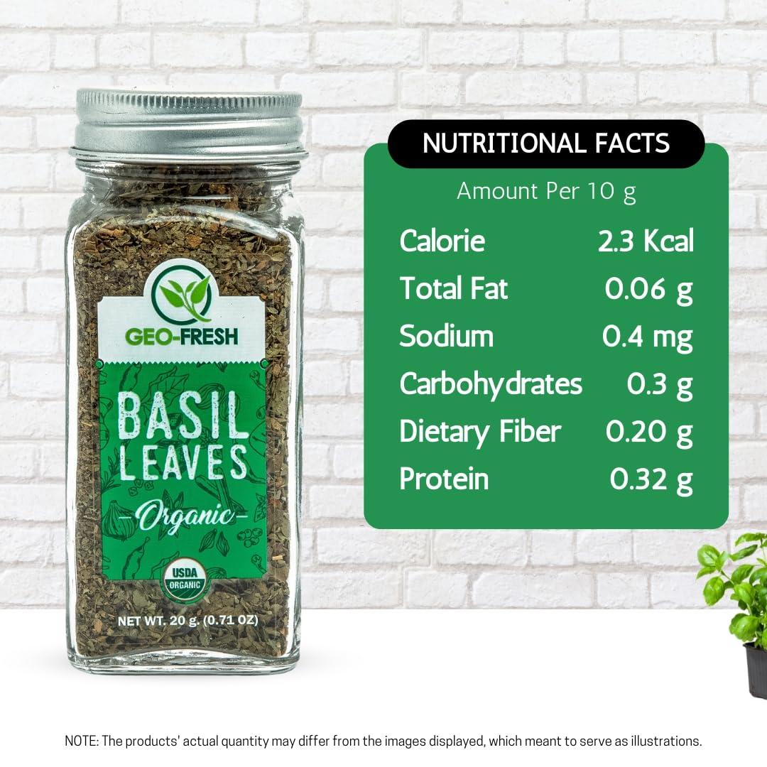 Geo-Fresh Geo-Fresh USDA Certified Organic Basil (20 g)