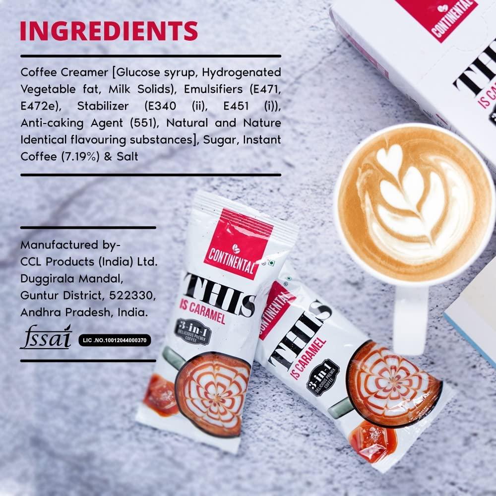 Continental This Continental THIS Caramel 3 in 1 Premix Instant Coffee 132g (22g*6 Sachets)