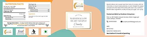 ORGANIC NATURE Organic Nature Combo Pack of Marshmallows Pure Veg 100 Pieces Each Total 200 Pieces Assorted Fruit Flavours Mini Marshmallow Candy Vegan Perfect for Kids and Adults