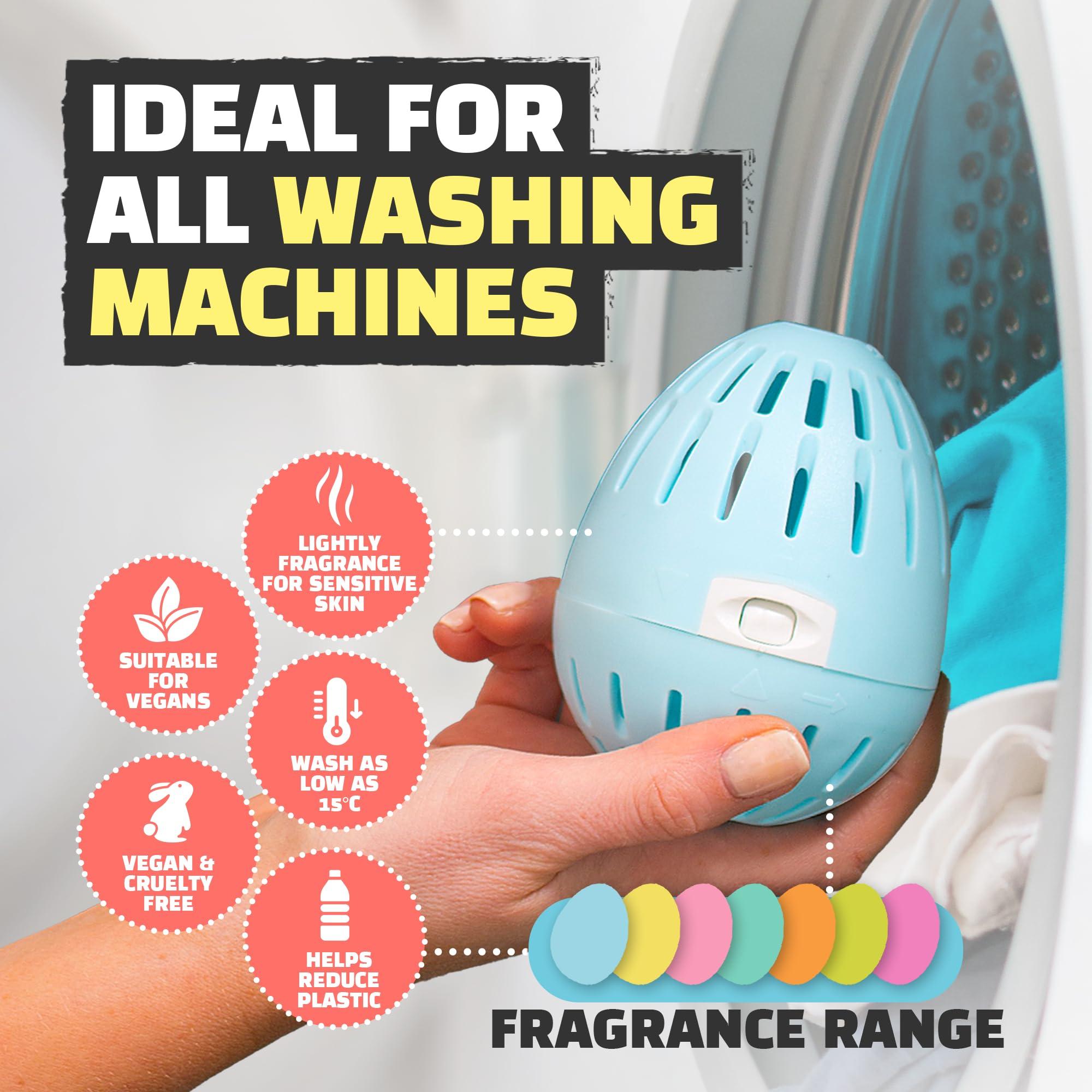 Ecoegg Ecoegg Laundry Egg | Detergent & Fabric Conditioner Replacement | Non bio, no enzymes, phosphates, bleach (Fresh Linen)