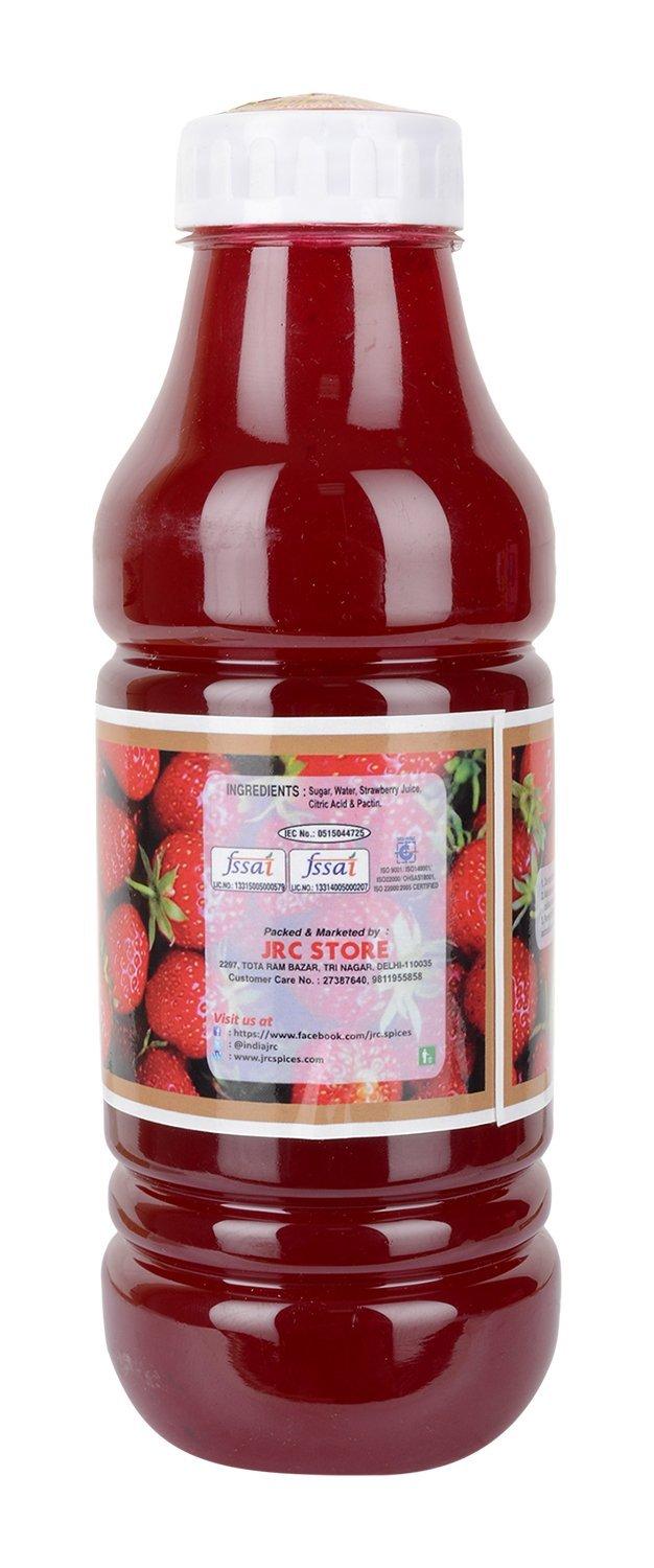 JRC JRC Strawberry Crush - 1L | High Fruit | For Fruit Mocktail | Cocktail | Milk Shake| Falooda | Baking