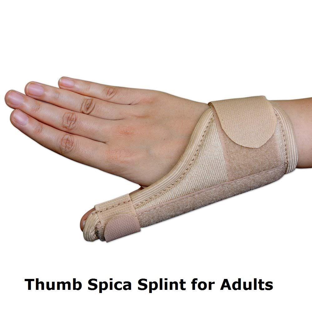 SPOINKKY SPOINKKY Thumb Spica Splint Brace for Adults| Thumb Spica Splint Support | Thumb Stabilizer | Thumb Brace for Tissue Injuries - Adult (Universal)