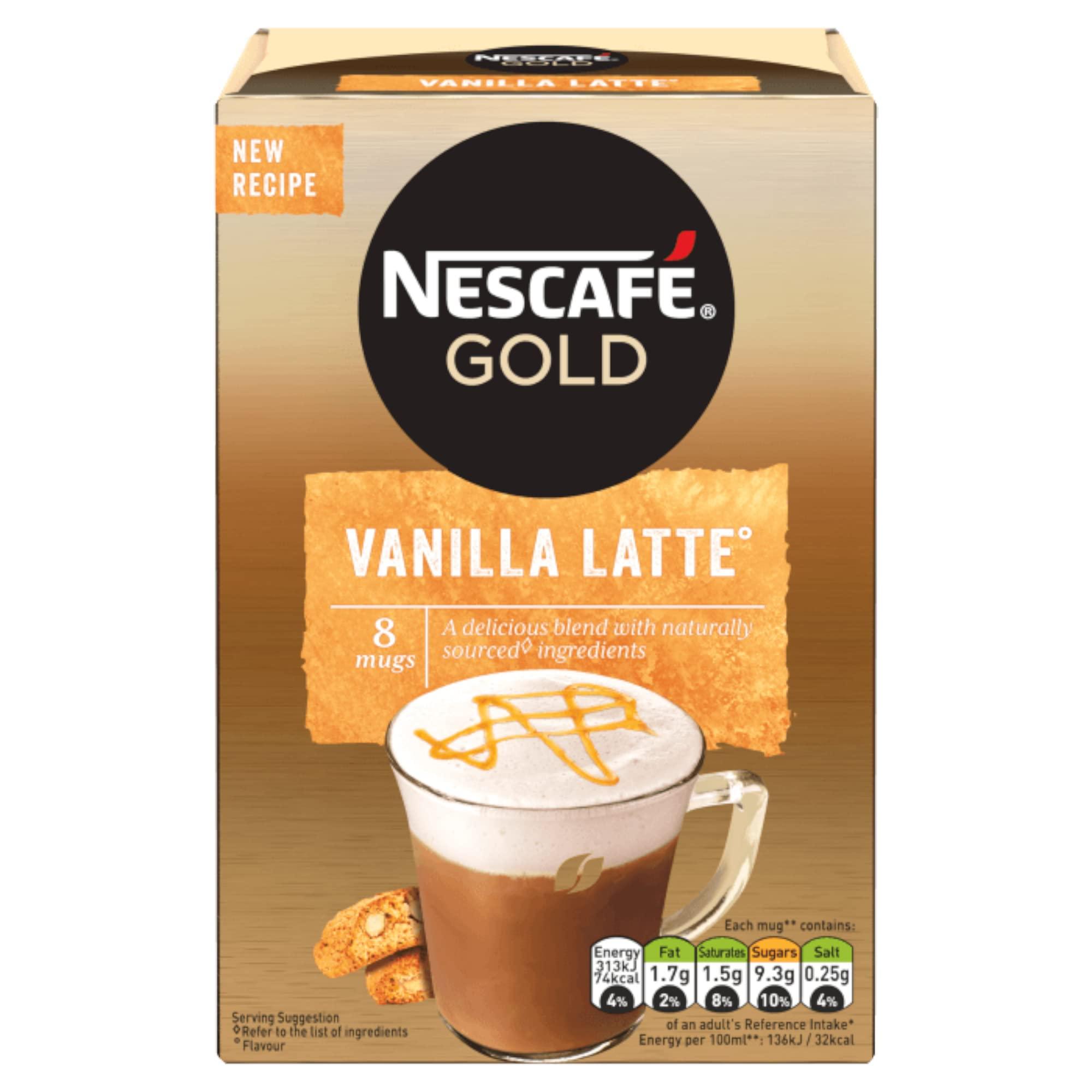 Nescafe Gold Nescafe Gold Vanilla Latte Coffee, 5.22 oz  148 g