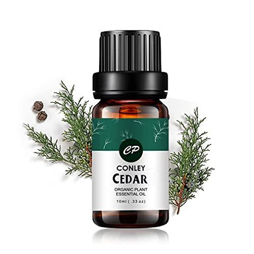 CONLEY CONLEY Cedarwood Essential Oil for Hair Growth & Skin - Therapy Grade Cedar Oil for Diffuser 10ml