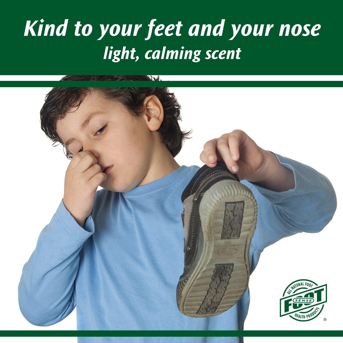 Foot Sense FOOT SENSE All Natural Smelly Foot & Shoe Powder - Foot Odor Eliminator lasts up to 6 months. Safely kills bacteria. Natural formula for smelly shoes and stinky feet. (1 Pack 50G)