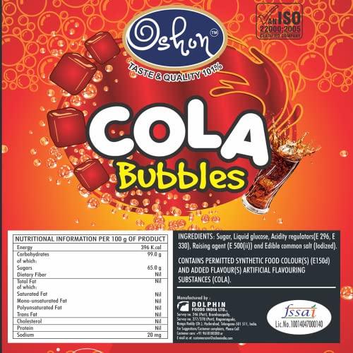 oshon Oshon Splashy Cola Bubbles Candy Jar - 100 Candies - Experience the Burst of Cola Flavour