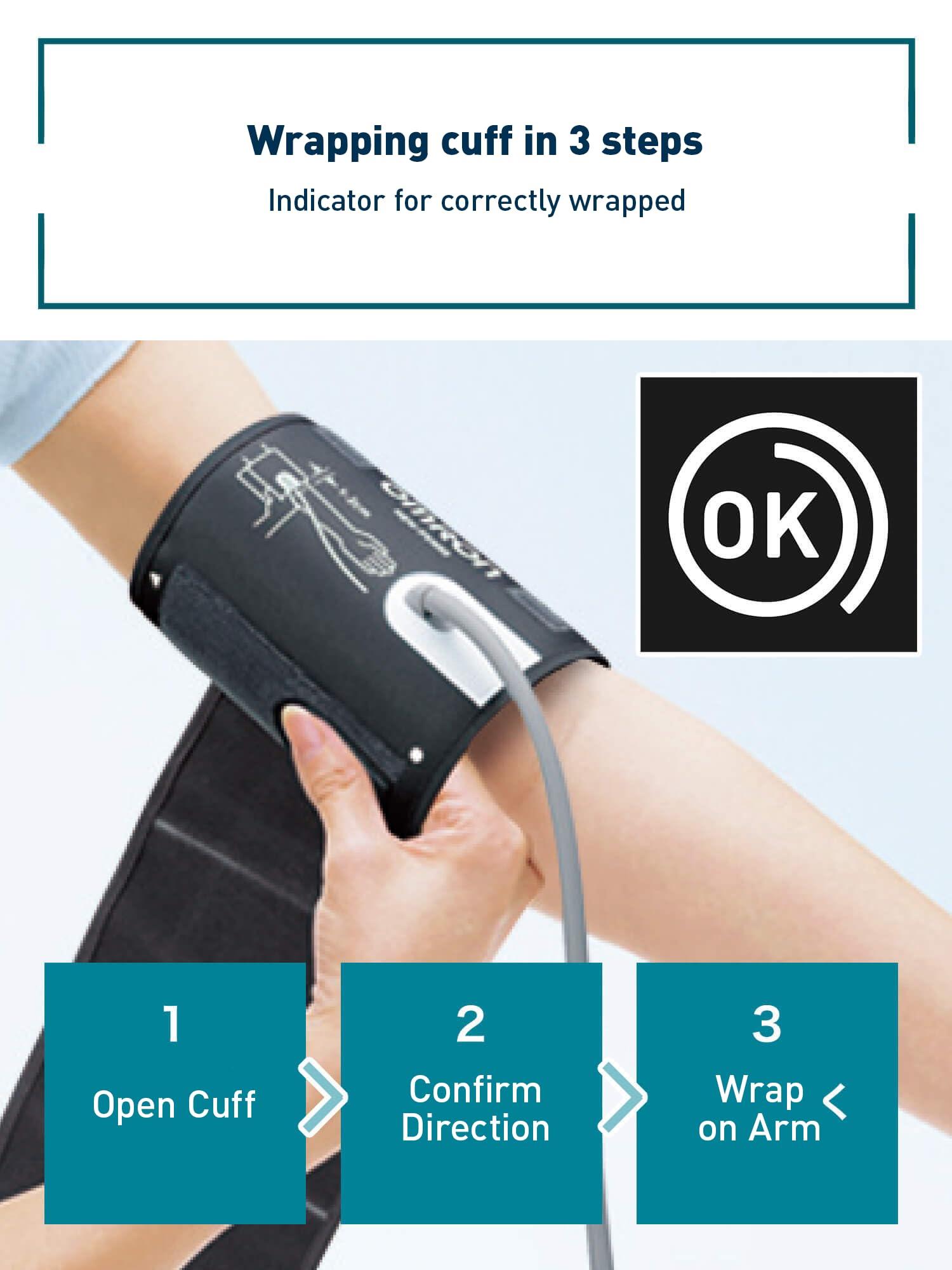 Omron Omron HEM 7156 T Digital Blood Pressure Monitor with 360 Accuracy Intelli Wrap Cuff for All Arm Sizes Accurate Measurements and Bluetooth Connectivity