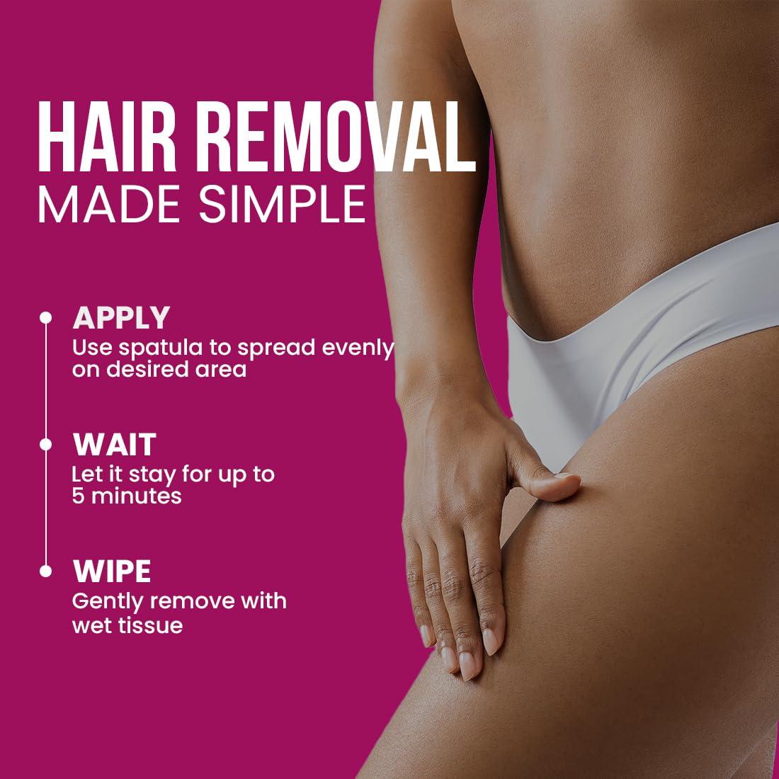 Everteen everteen Bikini Line Hair Remover Creme 3 Pack Combo