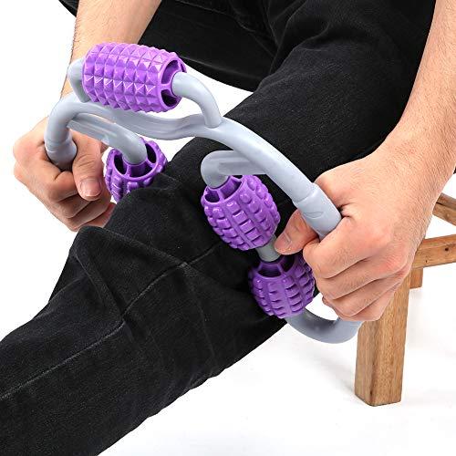 Meiyya Clamp Leg Massager, 360 Degree Clamp Leg Massager, Relax Calf Muscle For Relieve Muscle Soreness Adjust Posture For Yoga Fitness(Leg massager purple)