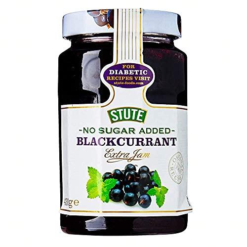 Stute Stute Blackcurrant Extra Jam, 430 g, Pack of 2