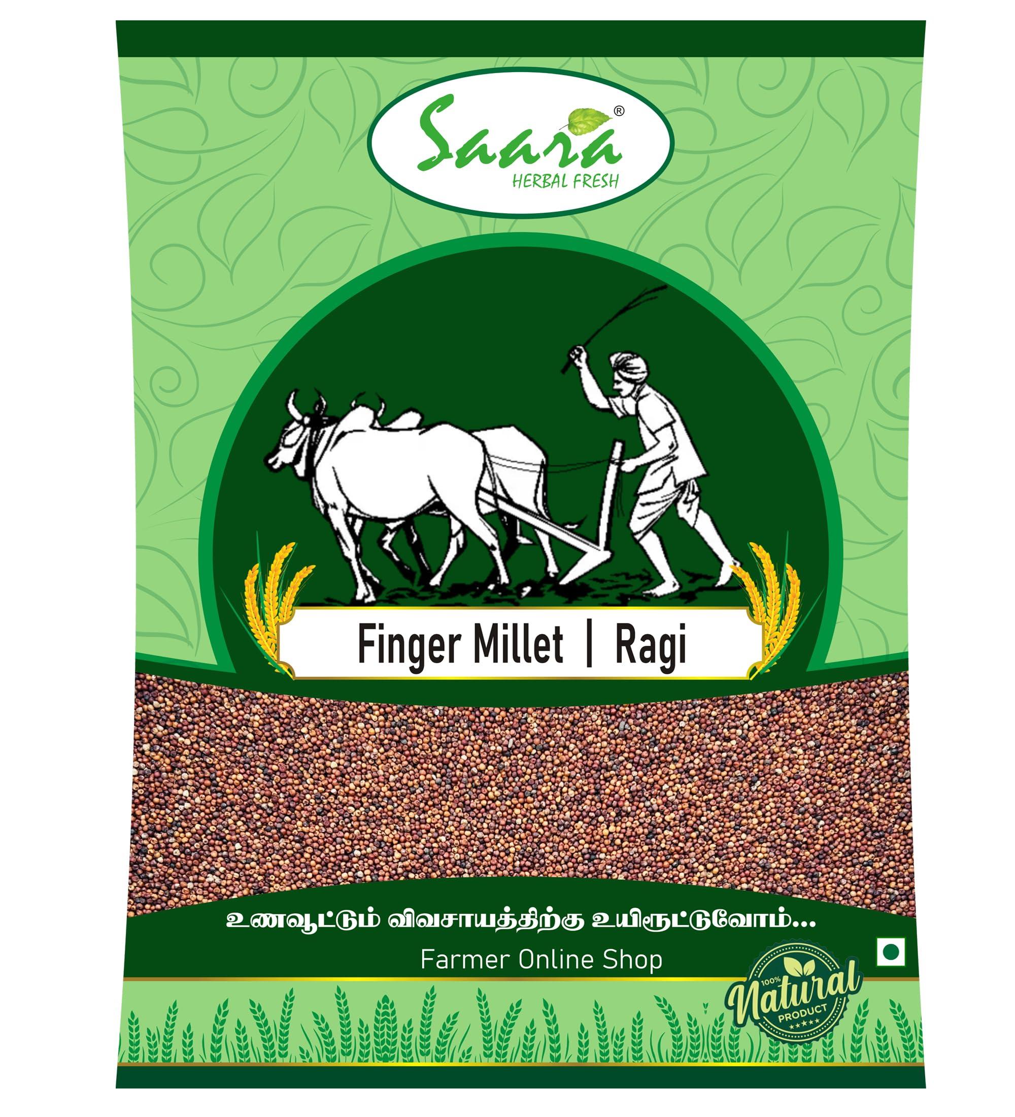 SAARA SSAARA HERBAL FRESH Ragi Grain(Finger Millet) 3.950kg