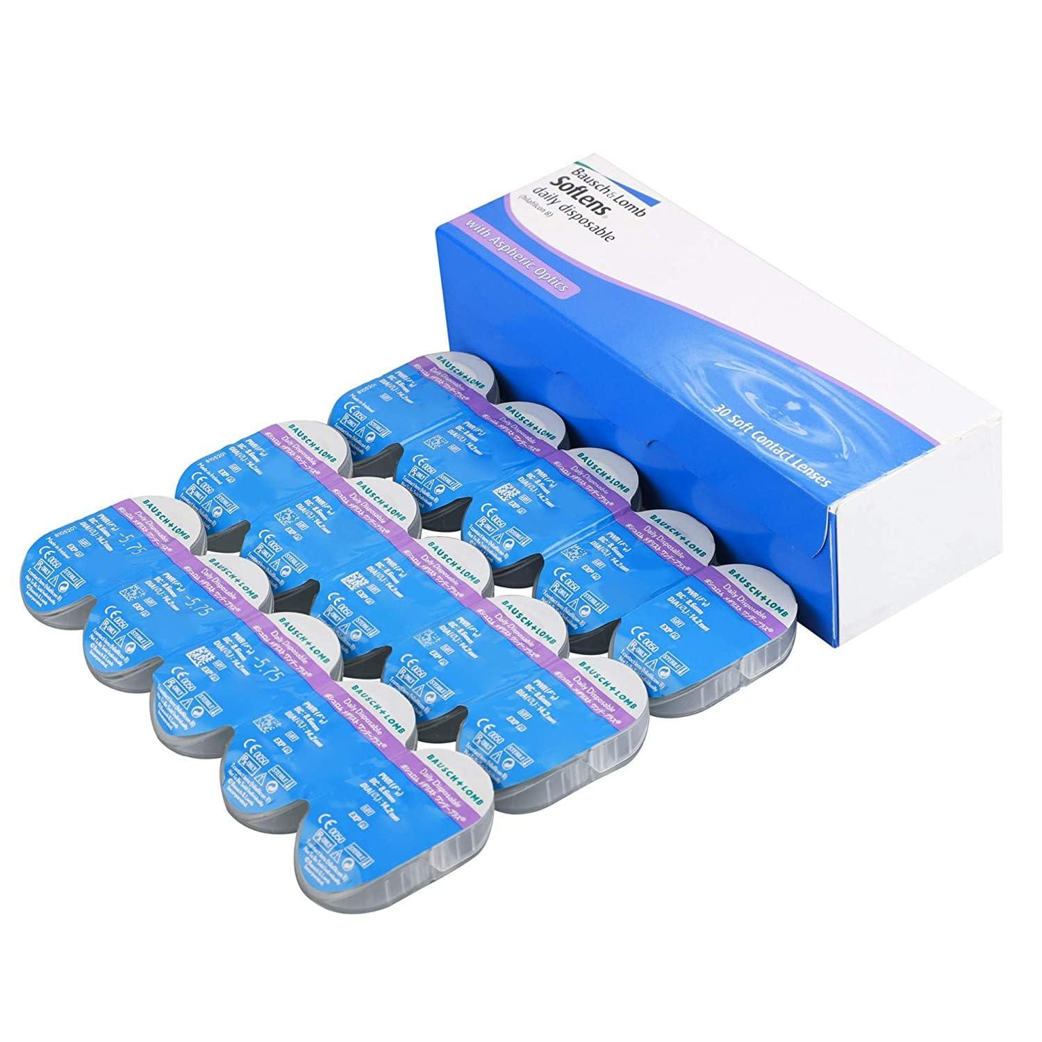 Bausch & Lomb Bausch & Lomb Soflens Daily Disposable Contact Lens (30 Lens Pack -6.50)