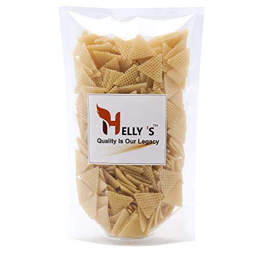 Helly's Helly's 3D Triangle Fryums Ready to Fry Papad | 900G | Microwave, Air Fry Instant Vegan Snacks | Crunchy & Tasty Dry Samosa Chips