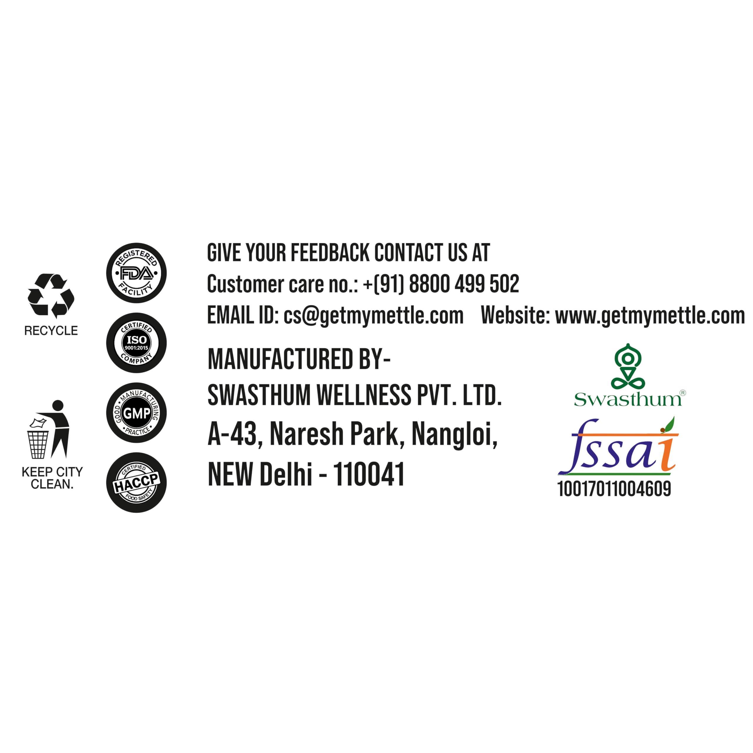 swasthum Getmymettle| Alpha Whey Protein|35.06g Protein| Pack Of 2 |Whey Protein |Belgian Chocolate, 907G