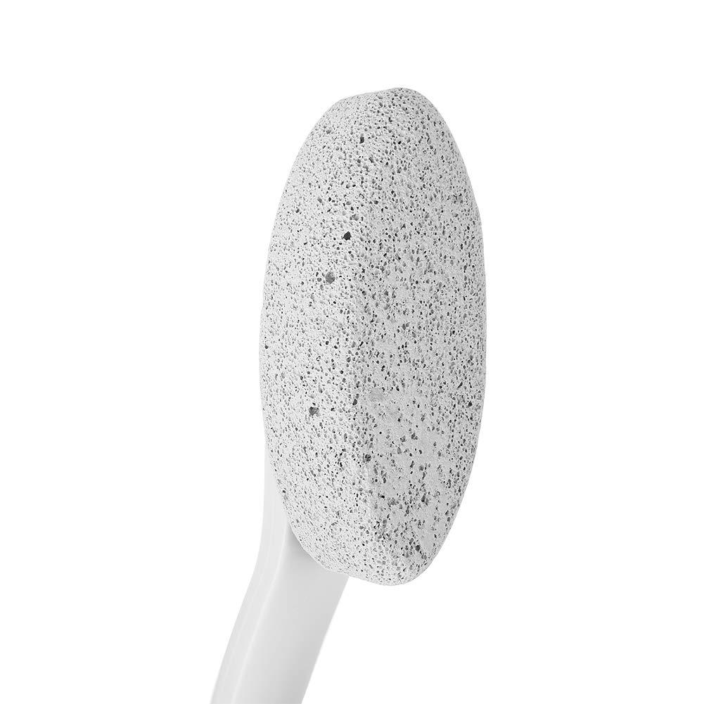 Semme Foot Pumice with Handle, Gentle Foot Exfoliator Scrubber for Dry, Dead Skin Feet Massage Cleaner Stone