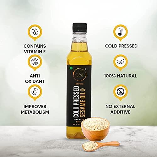 Olixir Olixir Cold Pressed Sesame Oil (500ml - Pack 2)