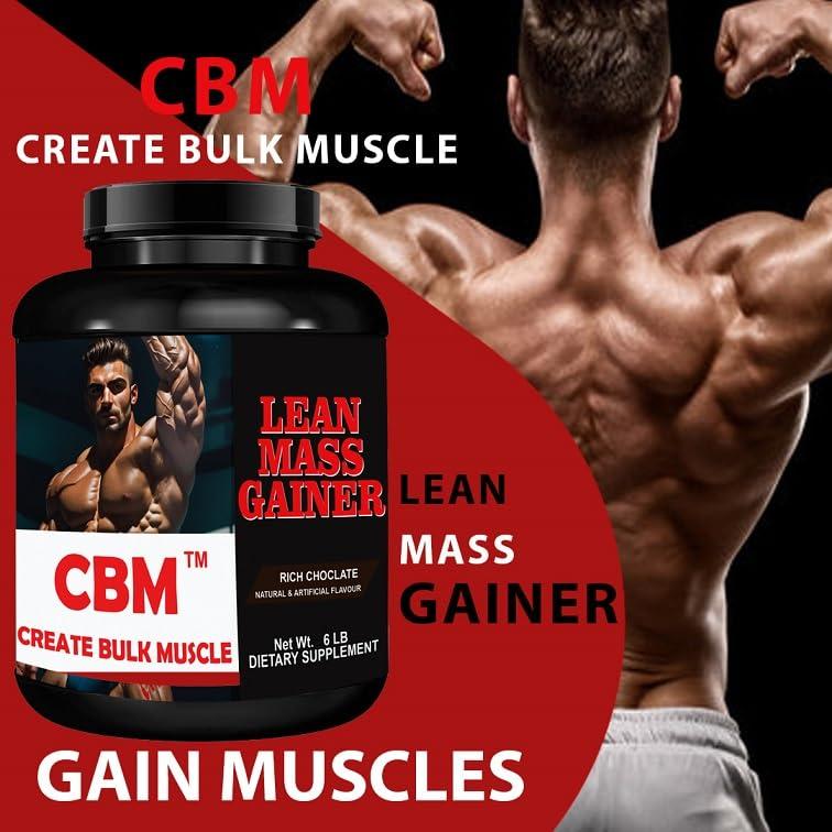 CBM CREATE BULK MUSCLE CBM LEAN MASS GAINER (1KG), Powder, Pack of 1 (Strawberry)