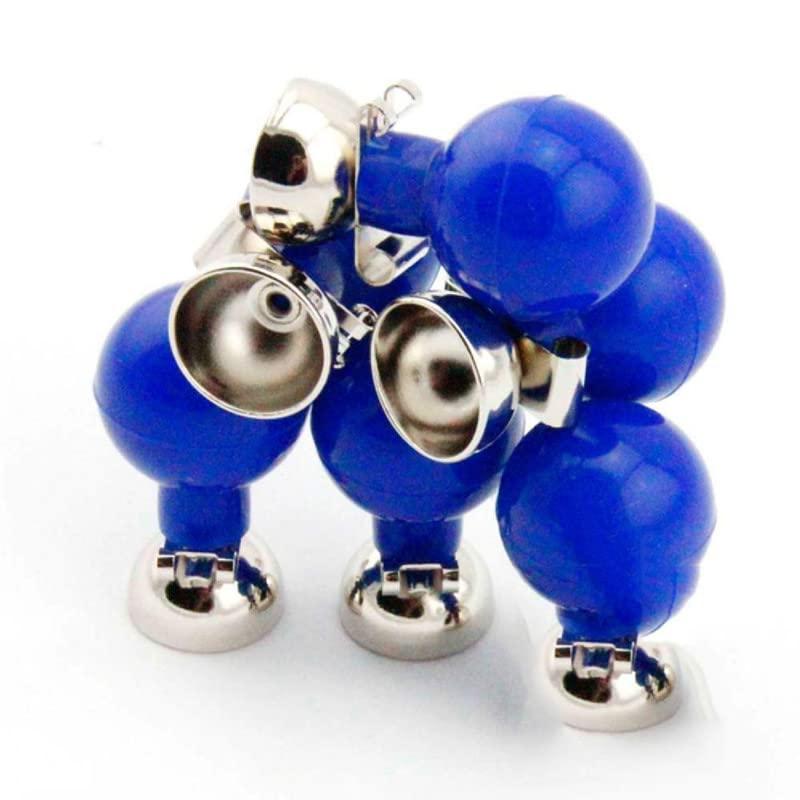 Jetflon Jetflon Chest Suction ECG Bulb Blue Set of 6|Bulb Electrodes for ECG use |ECG Electrode |Latex Free Adult Pack of 6Pcs