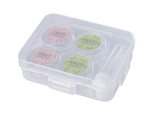 Okayji Okayji Transparent Contact Lenses Case Lens Keeper Holder Storage Box Container for Home and Travel Kit, 1- Set