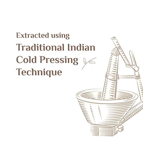 GULAB Gulab Cold Pressed Coconut Oil - 1 Litre, 100% Pure & Natural