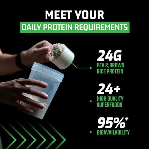 PLANTIGO Plantigo Plant Protein Powder 1kg Unflavoured, Unsweetened | 30g Protein, 5g BCAA, 2g Leucine Per 40g Scoop | No Sugar, No Sweetener, No Preservatives Protein Powder for Women, Men, Diabetes