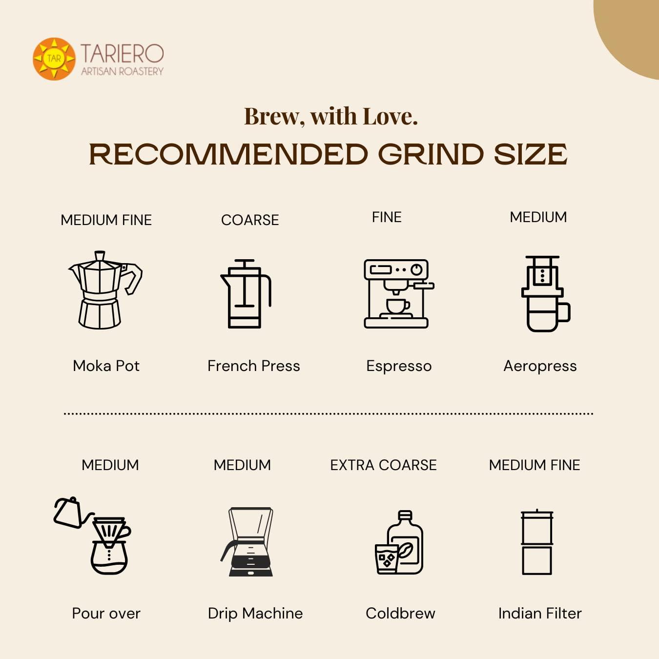 TARIERO Tariero IRISH CREAM Lo-Caffeine Flavoured Coffee | Medium Roast | Whole Bean (100 Gram)