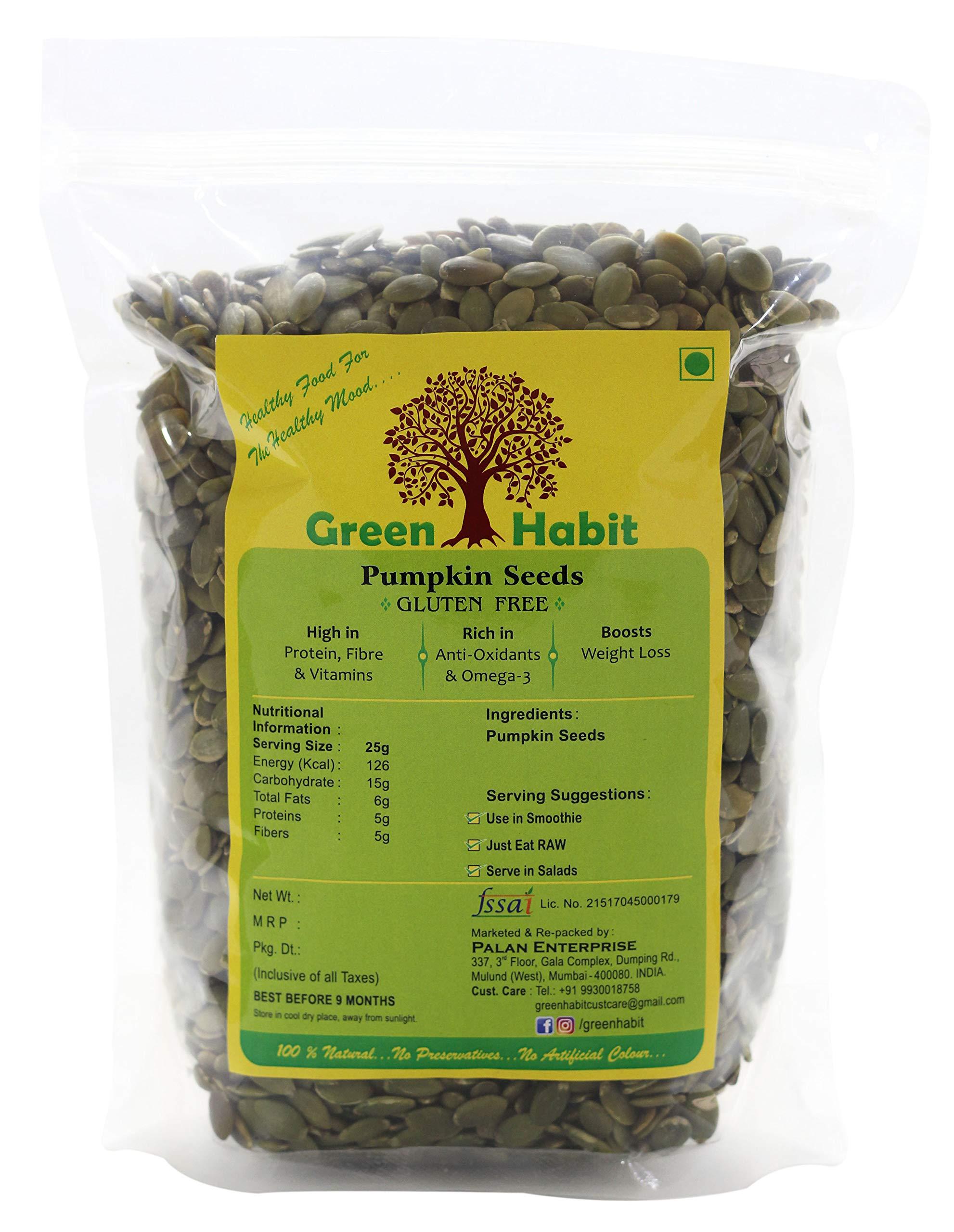 Greenhabit Green Habit Healthy & Nutritious Pumpkin Seeds (1.5 Kg pack)