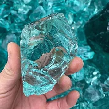 Divinity Crystals Divinity Crystals Aqua Blue Obsidian Aaa Grade Raw Natural Crystal Stone For Healing And Meditation 150 To 200 Grams