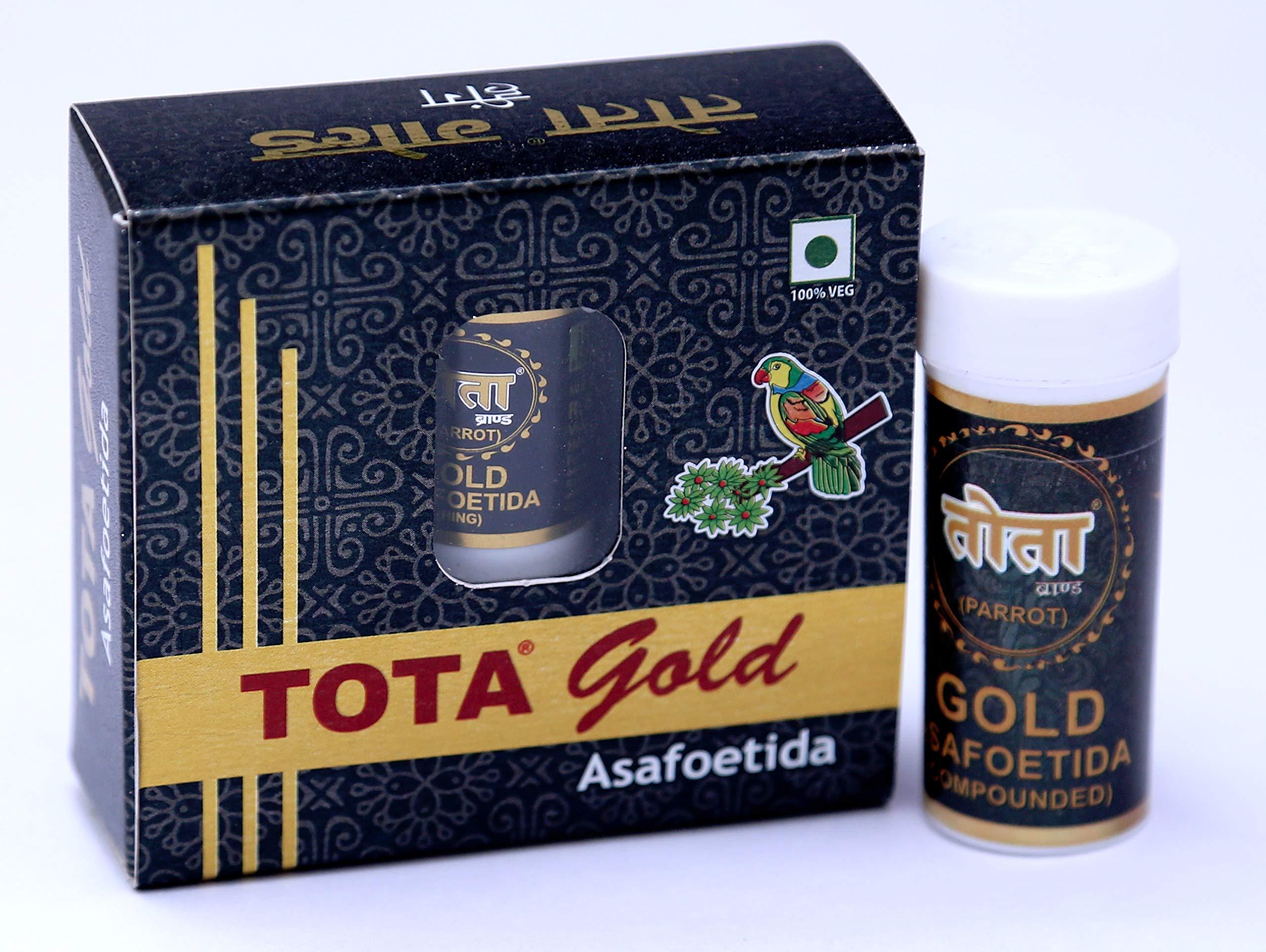 TOTA TOTA Gold Premium Pure And Strong Hing Granules 7Gm (Heeng/Asafoetida)