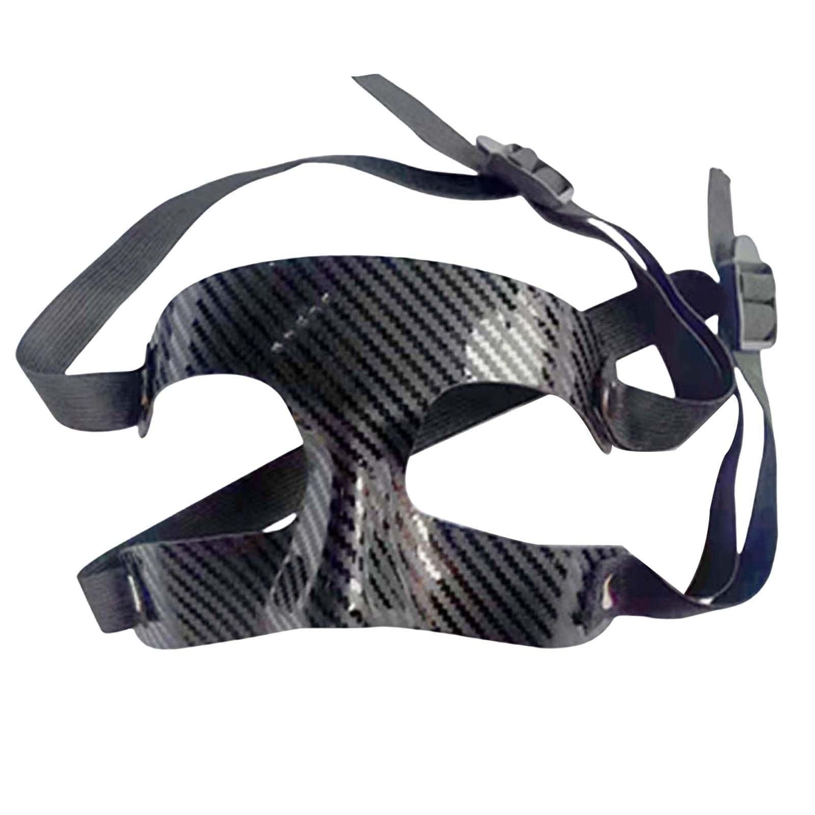 MERISHOPP MERISHOPP Basketball Mask Adult Men Women Nose Protector Football Mask Face Nose Guard Half Face 2 Buckles