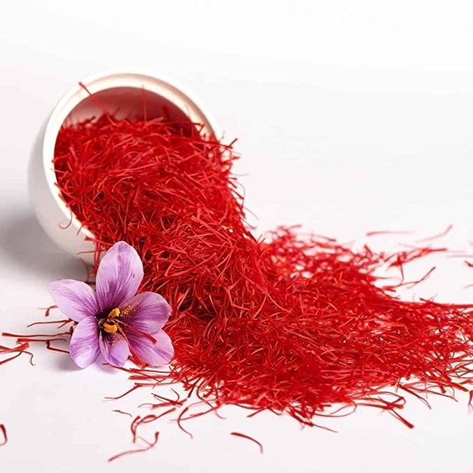 ZAMINDAR KESAR KING ZAMINDAR KESAR KING Saffron Pure Kashmiri Mongra Kesar Value Pack Grade A+ for Pregnant Women | Pooja | Biryani | Tilak | Milk and Skin Pack of 5 GM