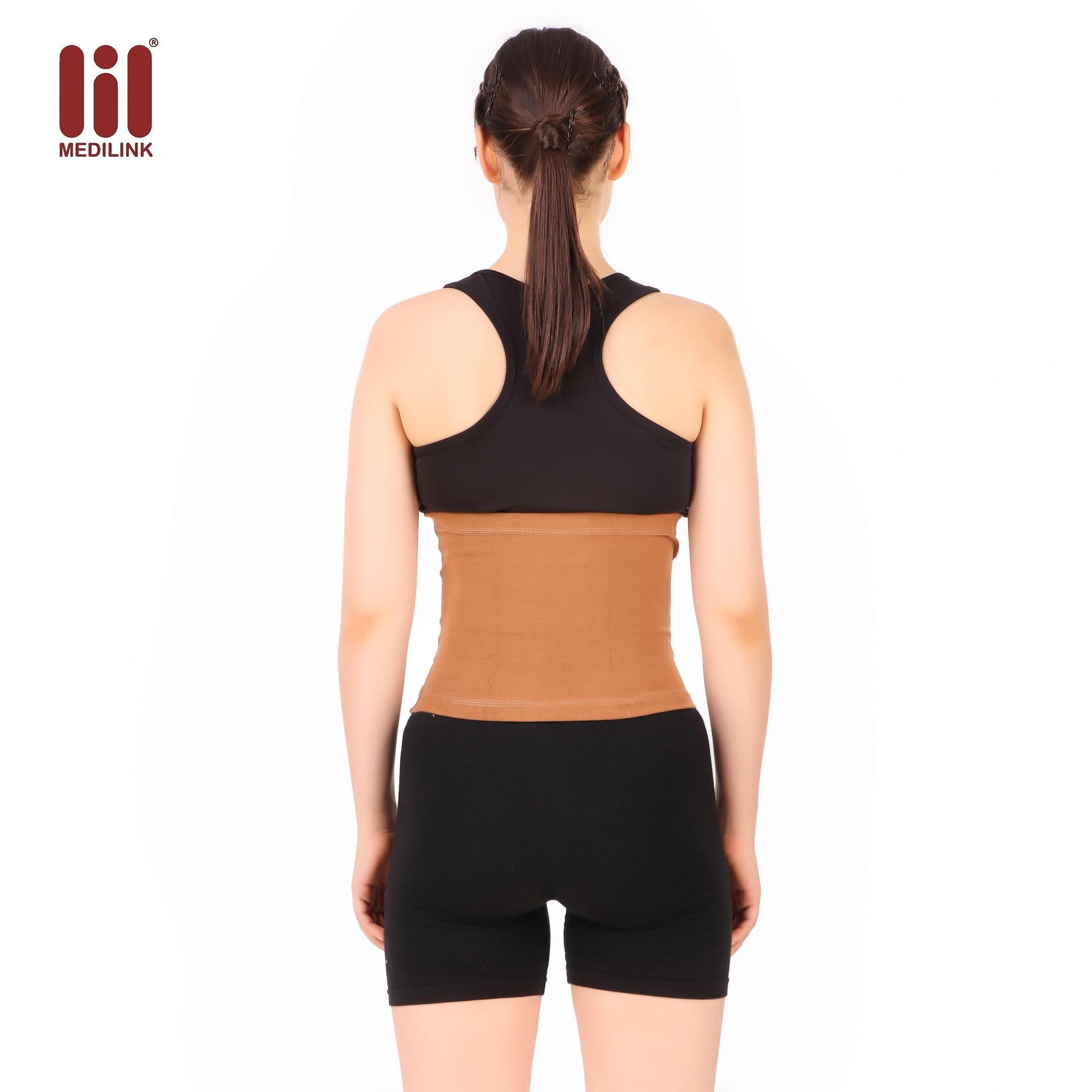 Medilink Medilink Anti Rolling Waist Shapewear Belt Tummy Tucker - Small Skin