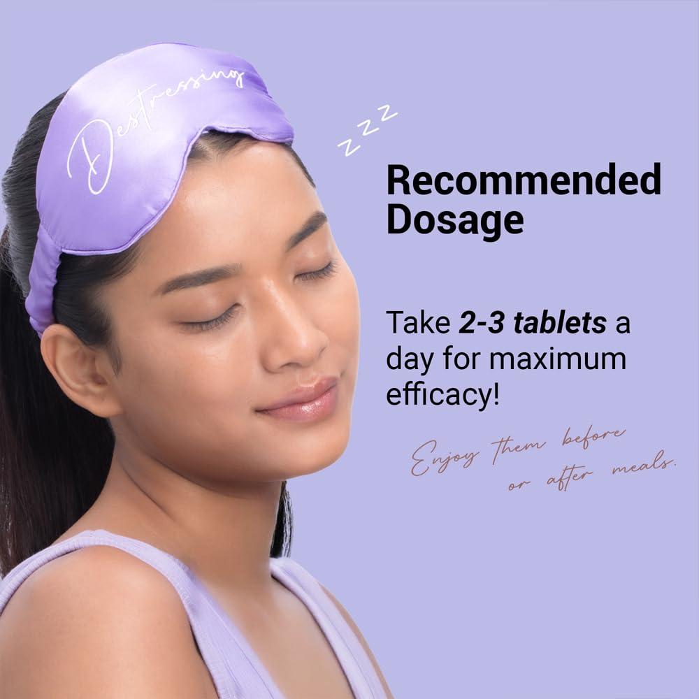 Sereko Sereko Calming Candy Tabs Supplements, Improve Quality Sleep, Reduce Stress Levels, Mood Swings & Enhance Overall Skin Health for Women & Men | Non - Addictive 10 Tablets