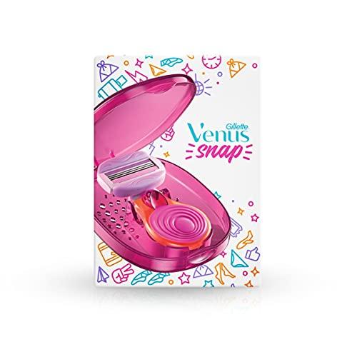 Gillette Venus Gillette Venus Snap Hair Remover for Smooth Skin - Women Razor & Gillette Venus Breeze Hair Removal Razor for Women with Avocado Oils & Body Butter, Freesia Scent, 1 Pc